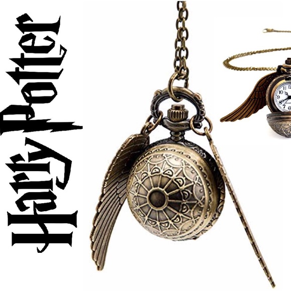 NWT Golden Snitch Pocket Watch Pendant - Picture 7 of 8